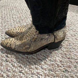 Abilene Snakeskin Boots Size 11